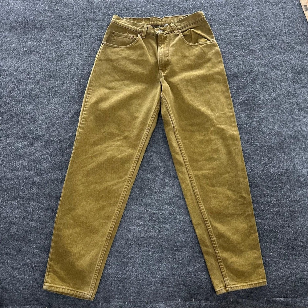 Levi's Jeans Mens Size 31x32 Mustard Yellow 560 Loose Fit Tapered Leg USA Made